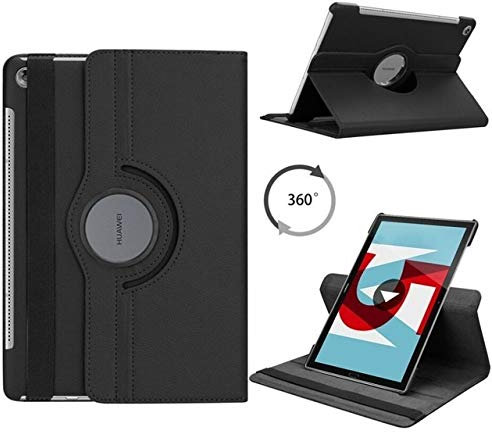 QiuKui Tab Custodie per Huawei MediaPad M5 10,8 Pollici, Copertura Tablet 360 Basamento girante Cuoio dell'unità di Elaborazione di Caso di Vibrazione per Huawei MediaPad M5 PRO 10 10.8