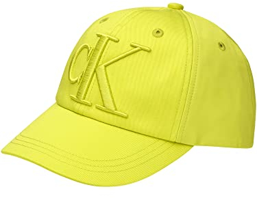 Calvin Klein Kinder Kappe Mix Media Baseball Cap Größe S-M Grün IU0IU00251LRE