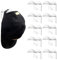 A&H Zier Hutständer für Baseballkappen Huthaken für Wand Hutkettenhalter Hutdisplay Hutorganisator für Schal Gürtel Haarbänder Kopfhörer Selbstklebend Kein Bohren (10, Transparent)
