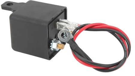 Autobatterie-Trennschalter, KIMISS Batterie-Trennschalter mit Fernbedienung, 12-V-Stromunterbrechungs-Kill-Schalter mit Kupfer-Fernbedienungsklemme für Kraftfahrzeuge(#1)