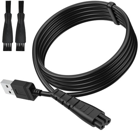 Rasierer Ladekabel für Remington HC4250 HC4255 F3 PF7500 MB4200 MB4130 XR1330 XR1350 XR1400 XR1470 XR1430 F6000 R6000 PR1855 PF7855, 5V Ersatz Ladegerät für Elektrischer trimmer