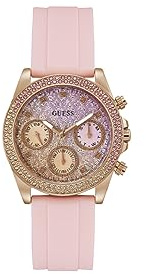 GUESS Quarz-Uhr, gelb(Gold), Gr. One Size