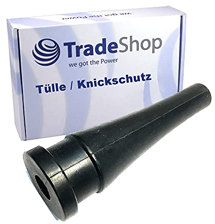 Trade-Shop Gummi Kabel Knickschutz Tülle bis zu 10 mm Querschnitt kompatibel mit Bosch 11231EVS 11232EVS 11233EVS 11235EVS 11240 11244E 11245EVS 11247 11263EVS 11309EVS 11310EVS