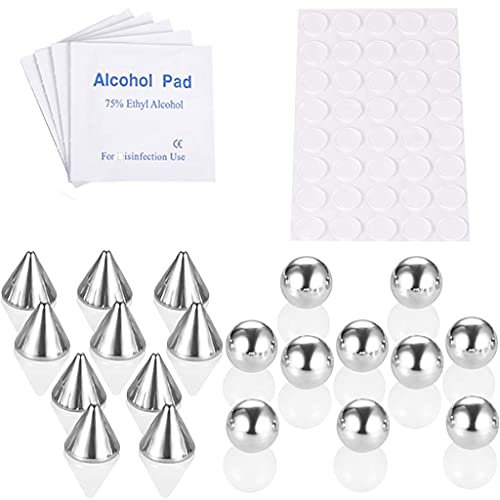 Hyclam Faux piercing en acier inoxydable pour nez, sourcil, lèvre