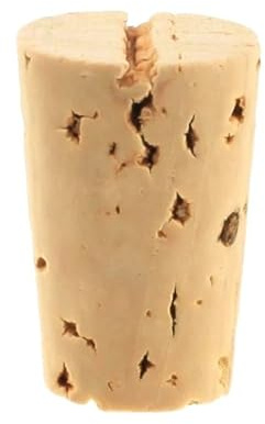 EKB-Kork Spitzkorken Nr. 7 23 x 15 / 12mm (1 Stück) - Hochwertige Naturkorken für stilvolles Verschließen von Flaschen und Handwerksprojekten