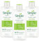 3 x 200mL | Simple Kind to Skin Micellar Water | Gently Removes Make-Up & Hydrates | For All Types Skin | 3 Pack | With Aasram Card
