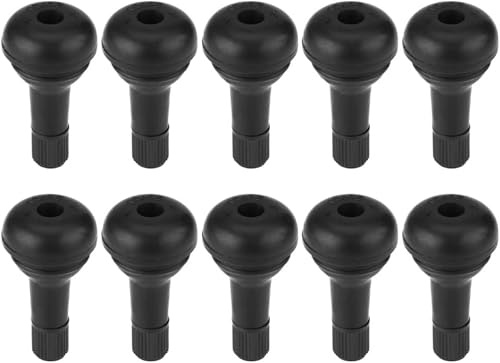 Gummi Ventile, Snap In Gummiventile Ventile, 10 Stück Auto TR415 Rad einrasten Reifen Reifenventilschaft Kurzes Gummiventil für Auto Fahrrad Motorrad Reifen Reparatur
