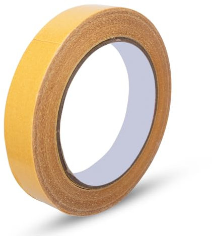 Innfeeltech 1 Rolle 20mm*20M Doppelseitiges Teppichband Heavy Duty Wide Montageband, Stickt Fabric Tape für Wand Boden Teppich