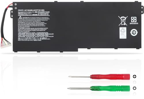 KXRSII AC16A8N Laptop Akku für Acer Aspire V15 Nitro BE VN7-593G, Aspire V17 Nitro BE VN7-793G VN7-593G-73KV VN7-592G-79DV VN7-793G-52XN VN7-793G-78H1 VN7-793G-717L 4ICP7/61/80 KT.0040G.009 69Wh