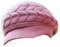 Bommelmütze Damen Winter - Strickmütze Mit Schirm Damen Schirmmütze Gestrickte Beanie Cap Elegante Wintermütze Winter Winddicht Wollmütze Classics Retro Beaniemütze Strick-Beanie Baskenmütze