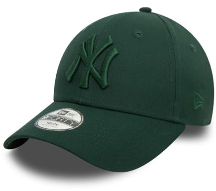 New Era Kinder Chyt League ESS 9Forty Adjustable Cap NY Yankees Dunkelgrün, Size:Youth
