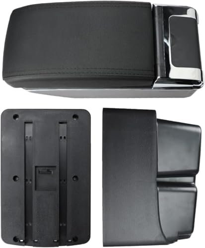 ZXYzanxy BoîTe D'Accoudoir De Voiture pour Seat Ibiza 6j Ibiza 6L Consoles Main Porte Gobelets Repose Bras De Voiture Console De Rangement en Cuir Artificiel