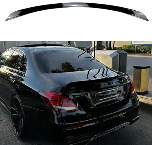 WBWBB Auto Heckspoiler für Mercedes Benz E Class W213 E200 E260 E300 2016-2020, Kohlefasermaterial Dach Heckflügel Spoiler Performance Tuning Lippe Auto Heckflügel-Dekoration
