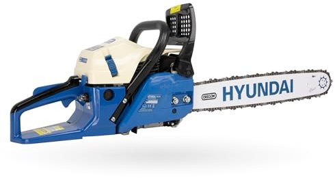 HYUNDAI Benzin-Kettensäge CS6220GH | 51 cm/20 OREGON Schwert und Kette | Motorsäge, Motorkettensäge, Benzinsäge | Hubraum 61.5 cm³ | 3.9 PS Leistung | inkl. Werkzeugset