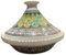 Tajine Bakir Royale Coloré Vert Fait Main Tunisien – Tajine Traditionnel pour Cuisson au Four et feu – Céramique Artisanale 27 cm – Parfait pour Poisson, Volaille, Viande, Légumes & Plats Mijotés –