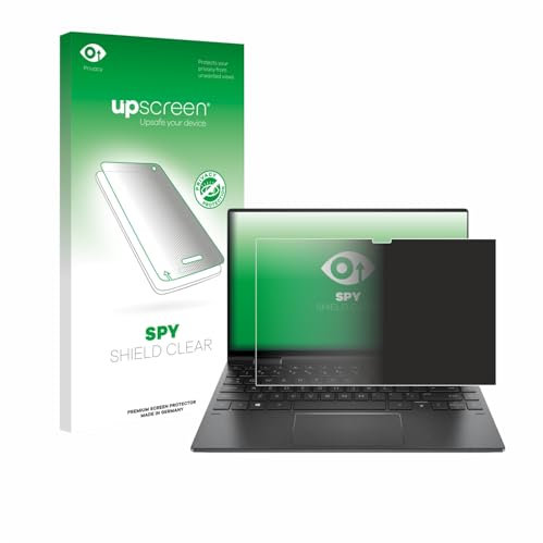 upscreen Anti-Spy Blickschutzfolie für HP Envy x360 Convertible Made in Germany, Privacy Screen Displayschutz-Folie [Sichtschutz, Blaulichtfilter]