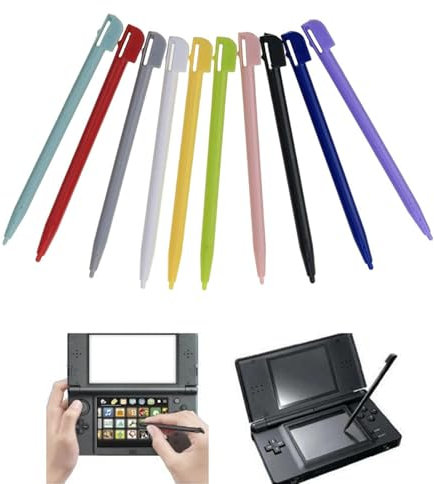 10 Pièces Stylet pour Nintendo NDS DS Lite DSL NDSL (10 Couleurs)