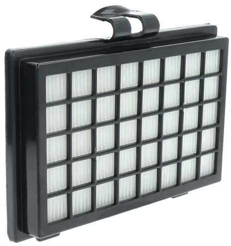 vhbw Staubsaugerfilter kompatibel mit Fakir E 240 Staubsauger | HEPA Filter Schwarz Weiß
