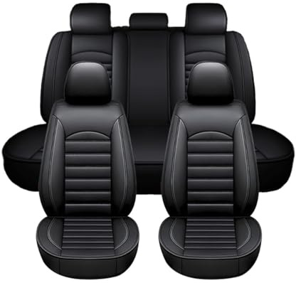 QYETRGF 5 Stück Sitzbezüge Sets, für Nissan Qashqai J12 J11 J10 J11 J12 +2 2020-2026 Autositzbezüge für die Vordersitze und Rücksitze wasserdichte Autositz Protektor