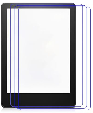 CEJAS 3 Piezas Protectores de Pantalla Compatible con Kindle Paperwhite 7 Pulgadas 12ª Generación 2024 Película PET Anti-Reflejos con Cobertura Total