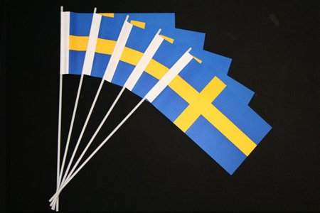 Everflag Papierfähnchen: Schweden 50er Packung