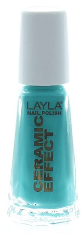 Layla Cosmetics 1243R23-042 Ceramic Effect Nagellack - miami green, 1er pack (1 x 0.01 l)