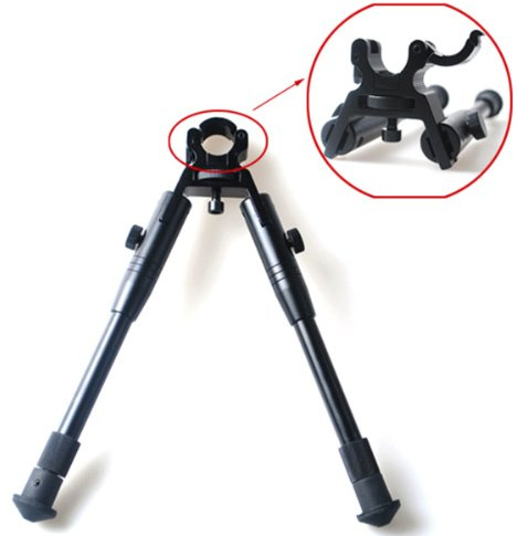 Cvlife (TM) Neues Gewehr Gewehrlauf Klemme Zweibein Federrückstellung Rest Vorderschaftauflage Bipod