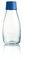 Retap ApS Petite Bouteille d'eau en Verre Borosilicate Bleu foncé 0,3 l
