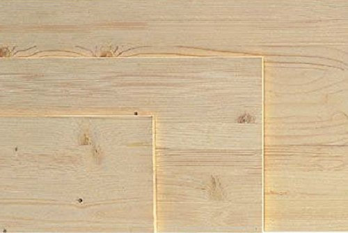 Tavola Lamellare in Abete Grezzo Squadrato 60x30 cm spessore 18 mm