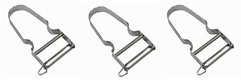 Kisag Sparschäler 3 er Set Star INOX