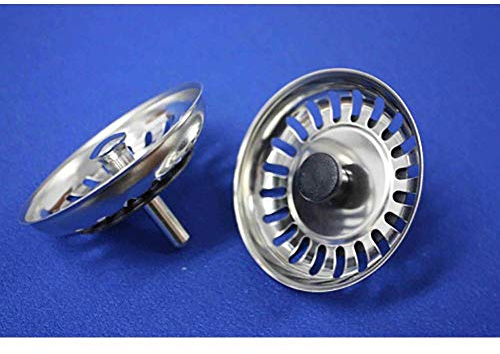 S&M 751363 Tapón fregadero rejilla en acero inoxidable Ø 85 mm para válvula de 115 mm