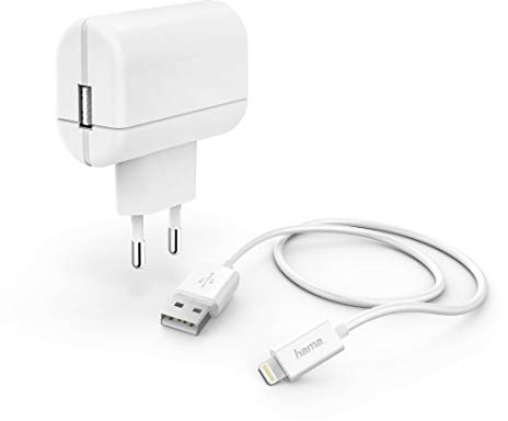 Hama - Charging Kit, Lightning, 2.4 A, White (1 Acces)