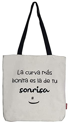 Econanos Hellobags2019 Strandtasche, 38 cm, Weiß (BLANCO)