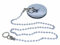 Tapón cromado y cadena para fregadero, lavabo, cocina, baño (38 mm)