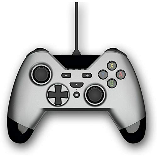 Gioteck Wx4 Wired Silver Controller (Switch, PS3 & PC) (Nintendo Switch)