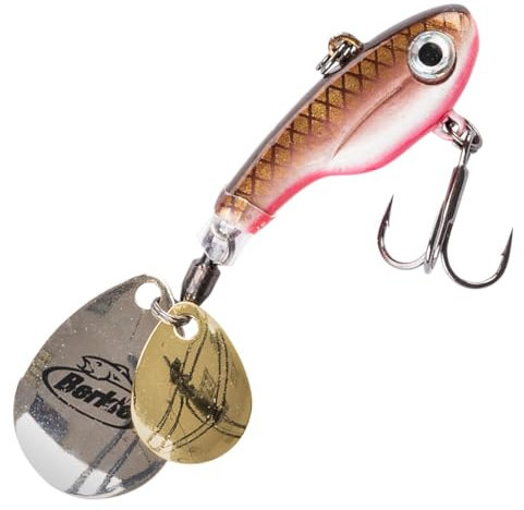 Berkley Pulse Spintail Perch Barsch Angelköder, 7.5 cm | 21 g, Black & Red