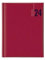 Tagesplaner 2021 rot aus Kunstleder Format A4 21 x 30 cm + Stift