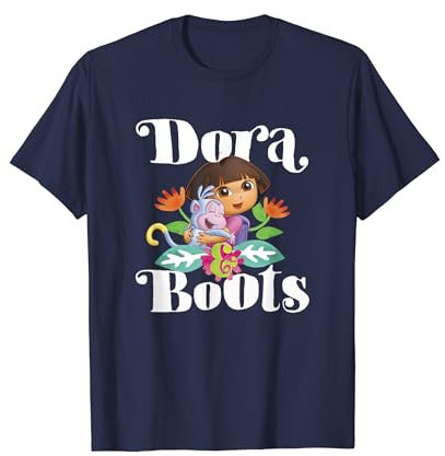 Dora the Explorer Dora and Boots Hugging T-Shirt
