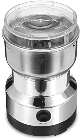 300W Super Fast 220V - 240V Electric Coffee Grinder, Grinding, Milling Bean Nut Spice Blender Dry Matte Stainless Blender Multifunction Food Mill Smash Machine…