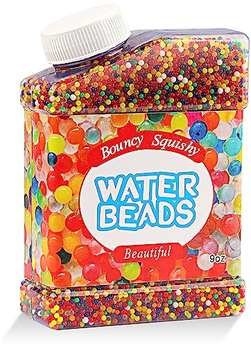 VOVANE Wasserperlen Set 50000 Stücke & 200 Stücke Wasserperlen XXL Gelperlen Bunte,Wasserperlen Ungiftig, Water Beads Set für Pflanzen, Dekoration,Vase Füllstoff und Deko