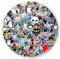 LYLSDSB Undertale Aufkleber 100 Stück Coole Wasserdicht Game Sticker für Laptop Wasserflaschen Skateboard Telefon Koffer Auto Fahrrad Gepäck Computer, Vinyl Cartoon Sticker für Erwachsene Jugendliche