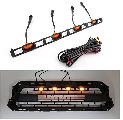 Grill 4X Leuchten Für Frontstoßstangen-Kühlergrill Für Tacoma 2012-2015 Leuchten Für Frontstoßstangen-Kühlergrill-Autoteile Frontgrill