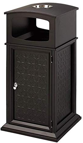 Standaschenbecher Mit Mülleimer Standaschenbecher Mülleimer Müll Lagereimer Klassischer Innen- und Außenbereich mit Aschenbecher Commercial Edelstahl Mülleimer Dekorative Metallpaneel für Kaffeehäuser