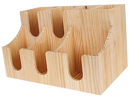 Cabilock 1pc Paper Cup Storage Rack Straw Dispenser Straw Holder Paper Coffee Cup Holder Straw Container Wooden Water Cup Dispenser Paper Coffee Cups Shelf Wooden Stand Log Cup Lid Acrylic