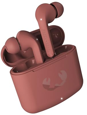 Fresh 'n Rebel Twins Fuse, True Wireless kabellose In-Ear-Bluetooth-Kopfhörer mit Spitze, mit Sprachassistent, Touch-Steuerung und eingebautem Mikrofon, 30 Stunden Spielzeit (Safari Red)