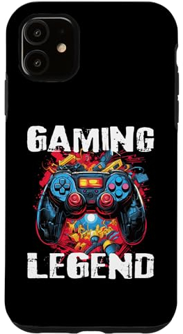 Hülle für iPhone 11 Gaming Legend Jungen Gamer Spruch Videospiele Teens Kinder Cool