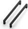 Ravinte 25 Pack Kitchen Door Handles Black Handles for Cupboards 224mm Cupboard Pulls Kitchen Cabinet Pulls Square Bar Wardrobe Hardware Cabinet Door Hardware
