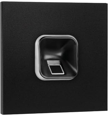 EKEY 204714 sLine Fingerprintset Schwarz für Gira 106 Schwarz matt
