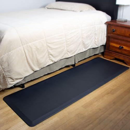 Fall Protection Mat for Elderly - Medical Safety Mat Reduces Impact - Anti-Slip Fall Mats for Elderly - Bedside Floor Mats-24''x70''x3/4''