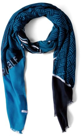 CECIL Damen B572538 Bedrucktes Tuch, deep petrol, A